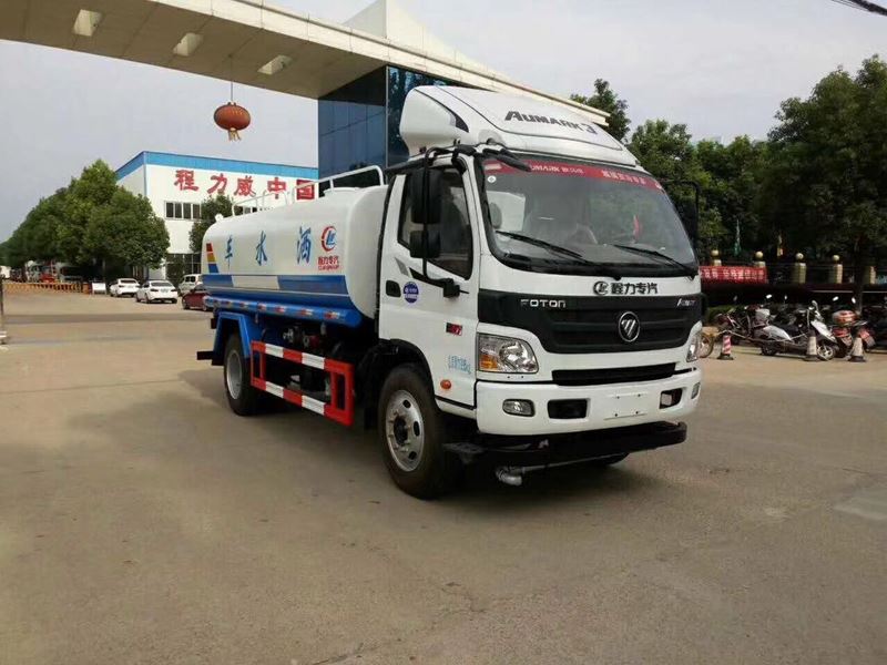 10噸灑水車租一個月多少錢_福田歐馬可10方綠化灑水車廠家價格4