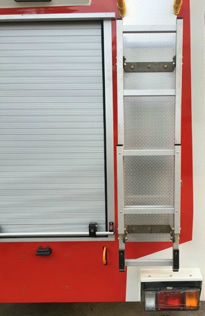 消防車折疊后爬梯圖片 消防車折疊后爬梯圖片