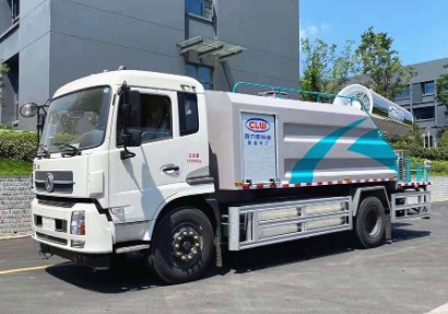 電動灑水車10噸_電動灑水車價格_10噸東風(fēng)天錦純電動抑塵車2