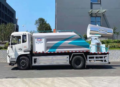 電動灑水車10噸_電動灑水車價格_10噸東風(fēng)天錦純電動抑塵車4