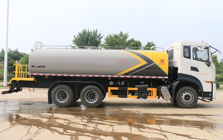 國六東風天龍18方后雙橋灑水車圖片 國六東風天龍18方后雙橋灑水車圖片